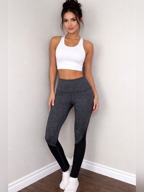 Lululemon Wunder Under Pant Micro Macro Black Heathered Black 10